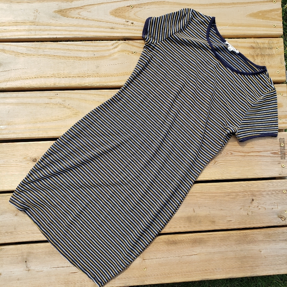 Striped tshirt dress